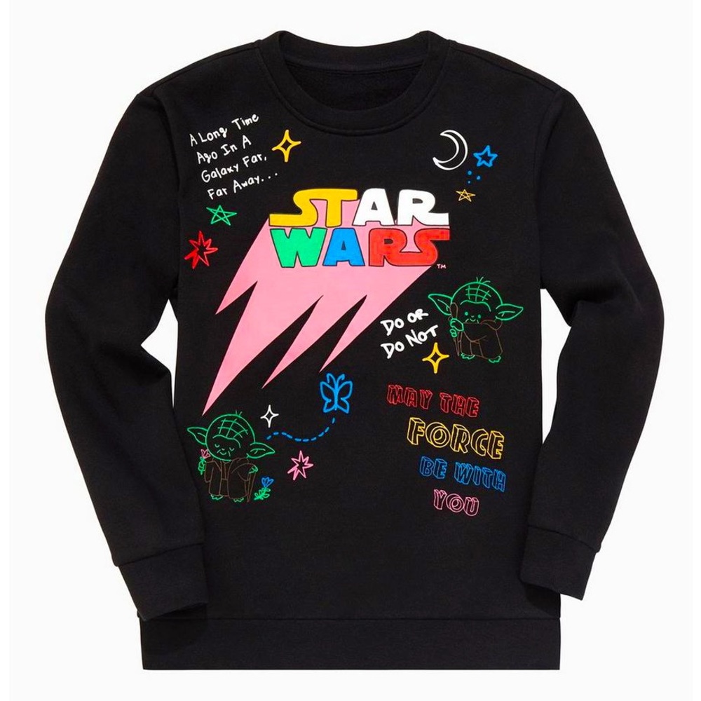 Star Wars Doodles Youth Crewneck - BoxLunch Exclusive (Youth XL)